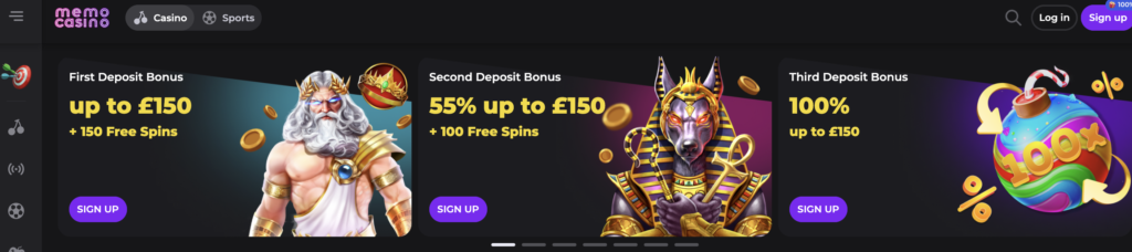 memo casino promotions