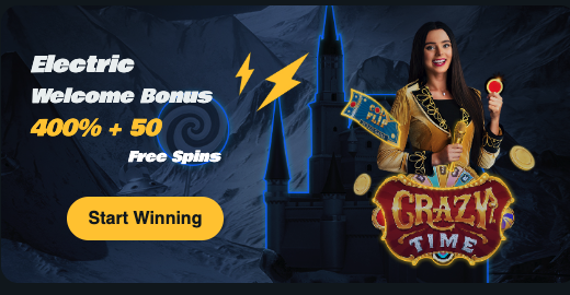 image of welcome bonus for electric wins casino